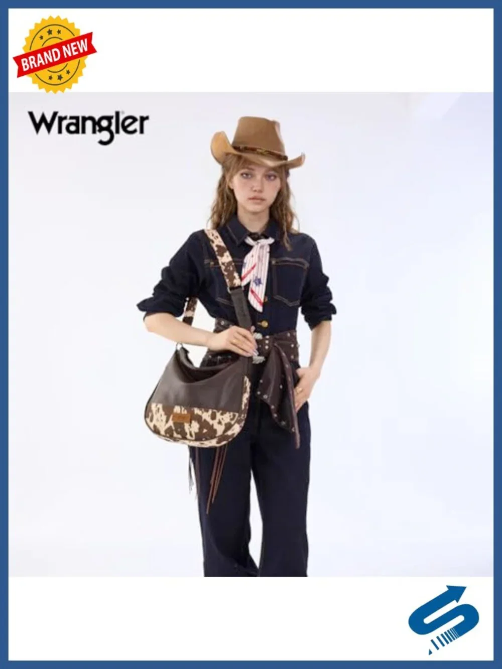 Hobo Bag Crossbody Shoulder Purse with Adjustable Strap Vegan Leather
